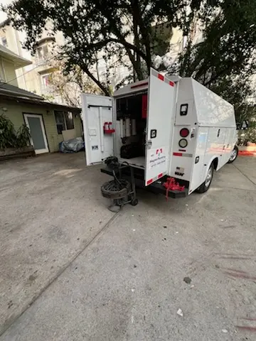 Magnet Plumbing service vehicle on-site for Slab Leak Repair in Hialeah Gardens